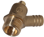 ART 10 Brass Drain Cock BSP Parallel Male End (ISO 228/1)