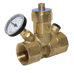 ART 32 DZR Thermostatic Balancing Valve with Anti Legionella Device (ISO 7/1)