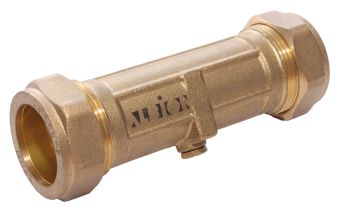 ART 37 DZR Brass Double Check Valve Compression Ends (BS EN1254-2)